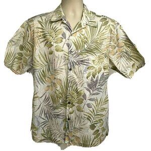 Vintage Tori Richard Hawaiian Aloha Button Up Shirt Medium Pocket USA Cotton